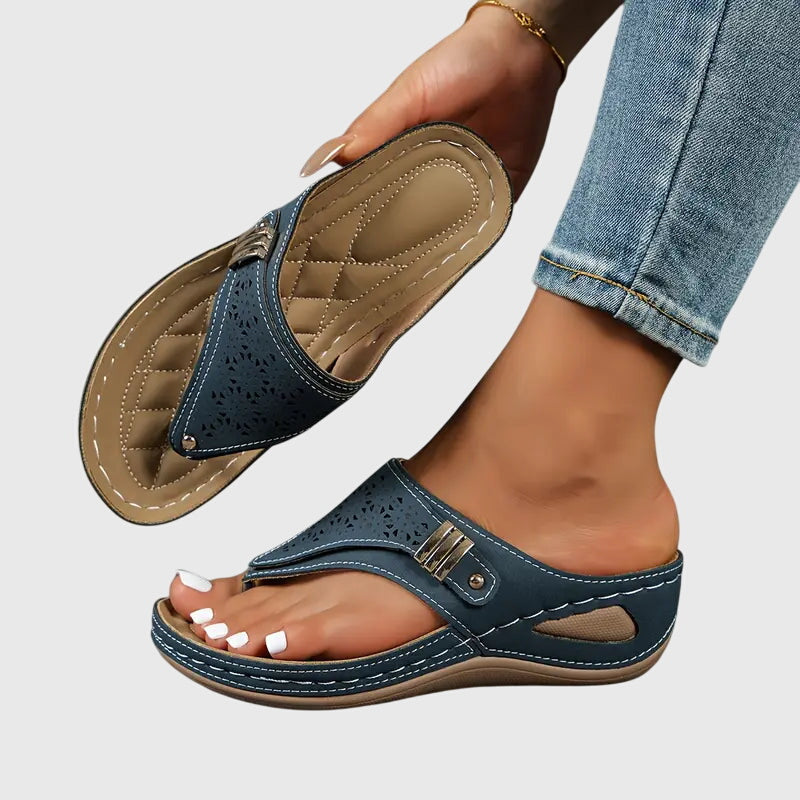 Wedge Orthopedic Slip-On Sandal