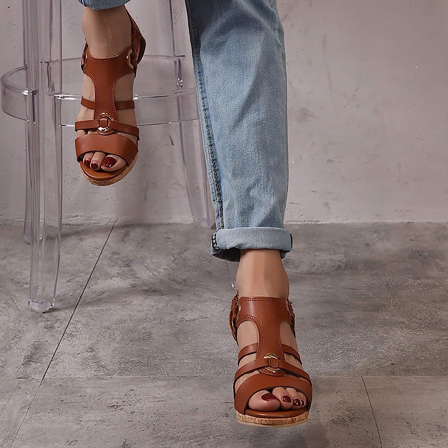 Women's Orthopedic Arch Support Wedge Sandals