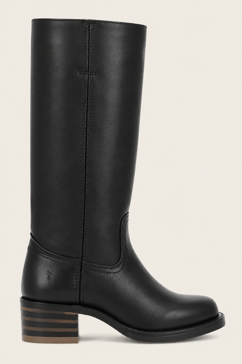 Women's Leather-Look Ankle Boots with Side Zip