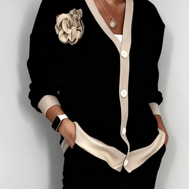 Ulyssa Button-Front Two-Piece Set