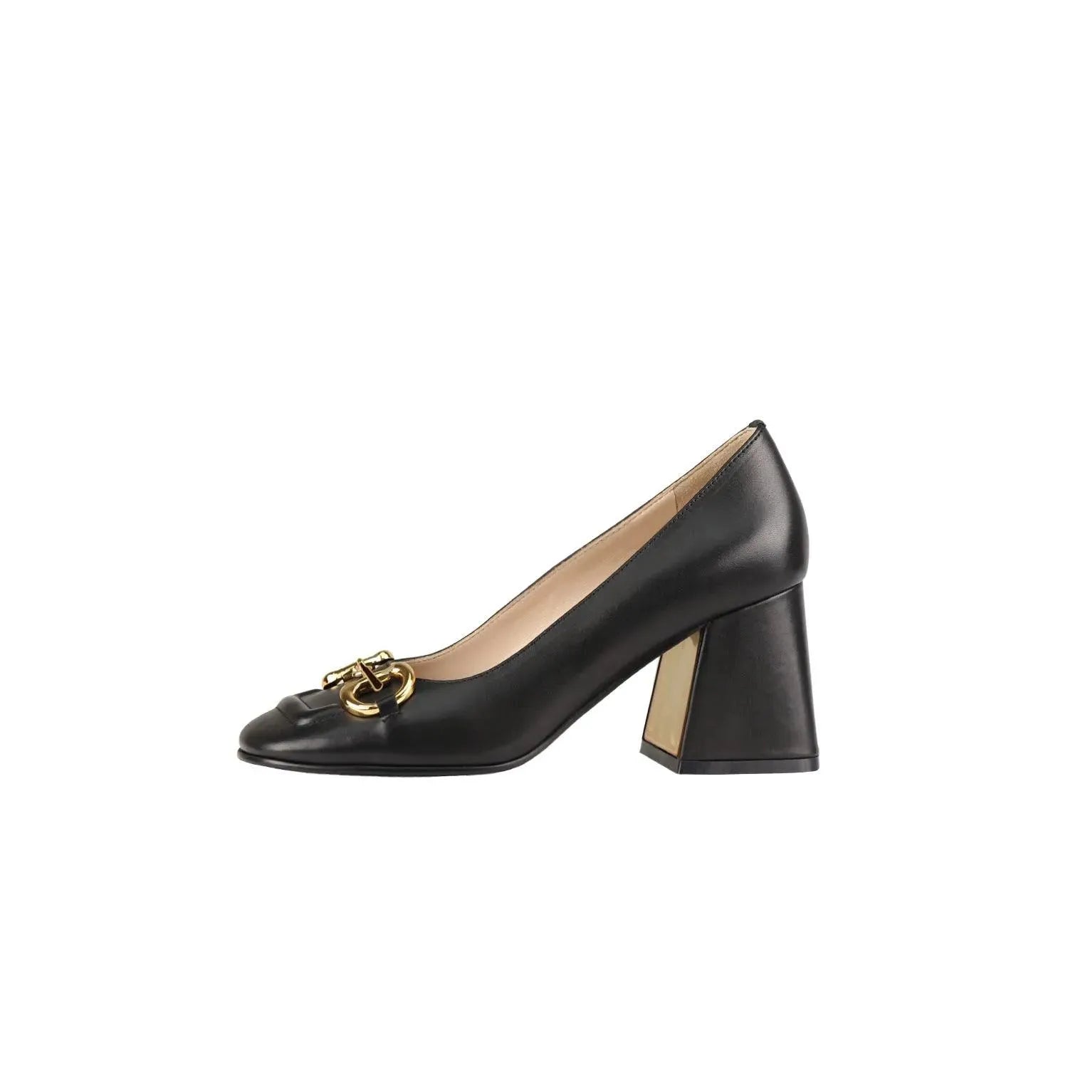 Retro Buckle High Heel Shoes