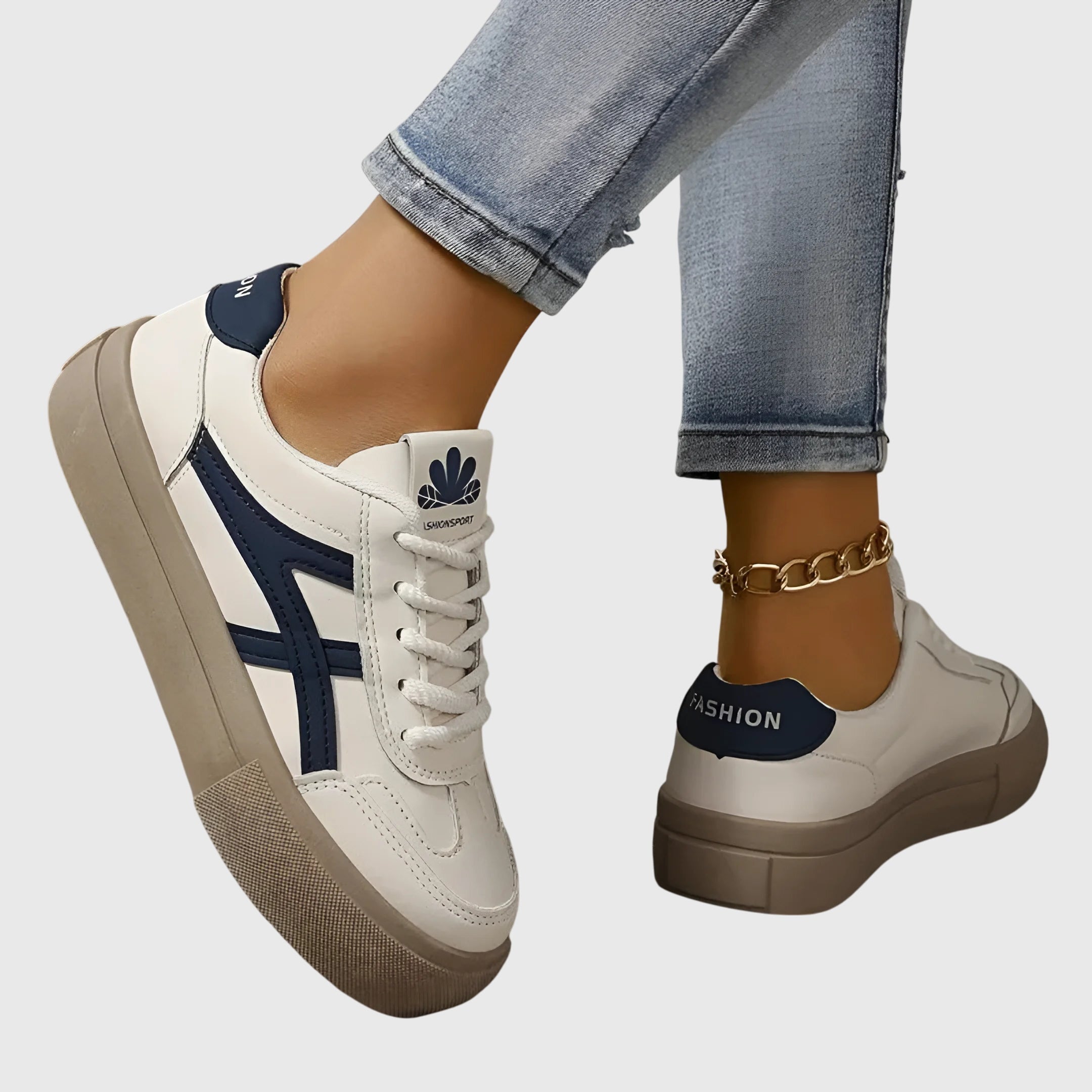 Wide Heel Slip-On Orthopedic Sneakers for Women