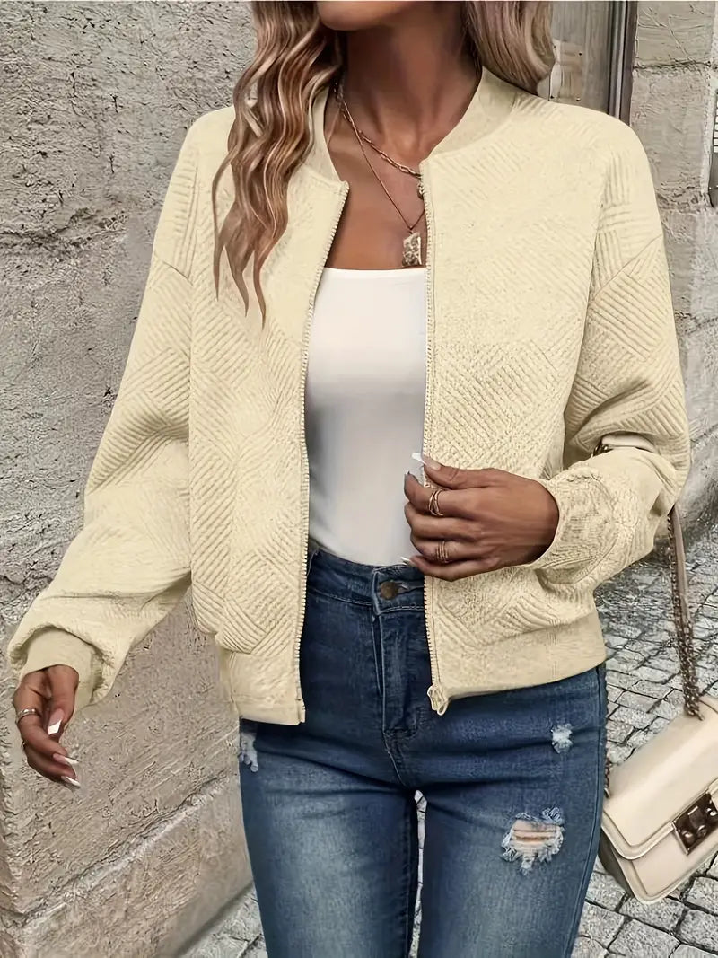 Relaxed Fit Full-Zip Jacket