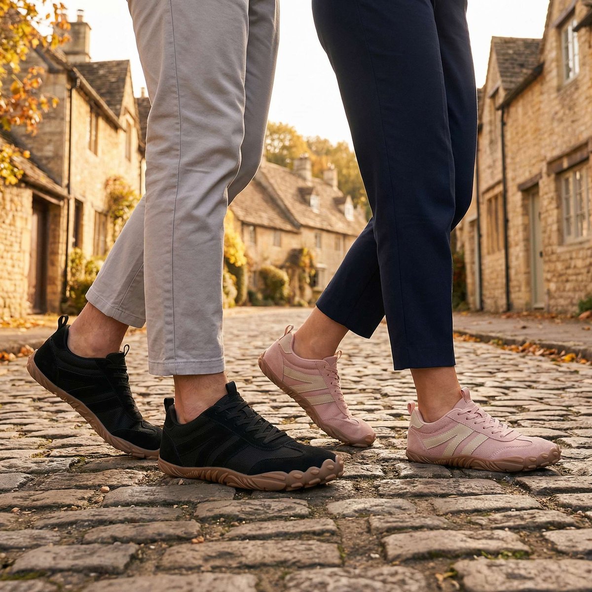Wide Fit Orthopedic Barefoot Trainers | Zero Drop Unisex Walking Shoe