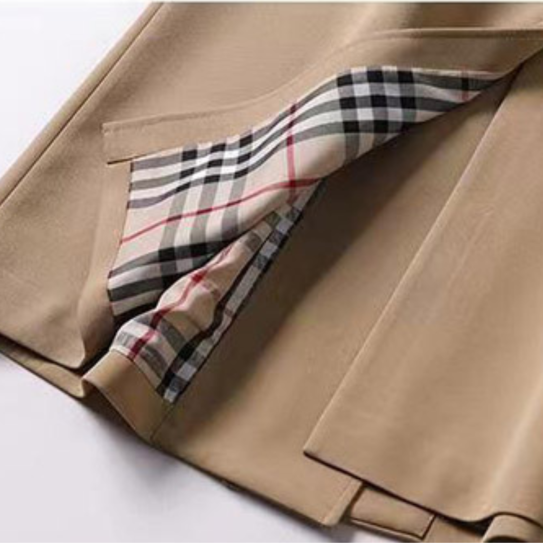 Belted Double-Breasted Trench Coat for Women