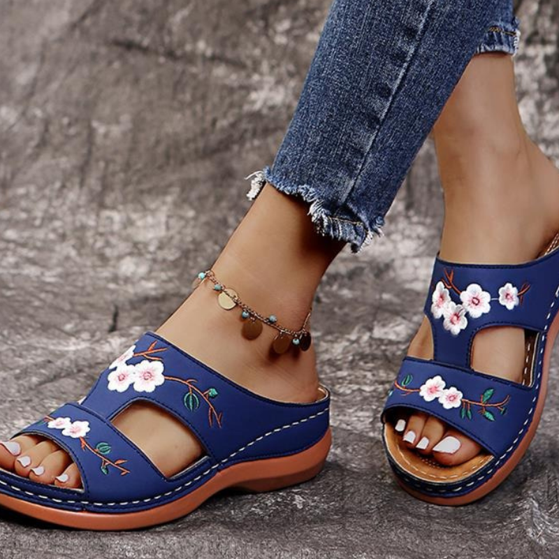 Women's Floral Orthopedic Slip-On Shoes