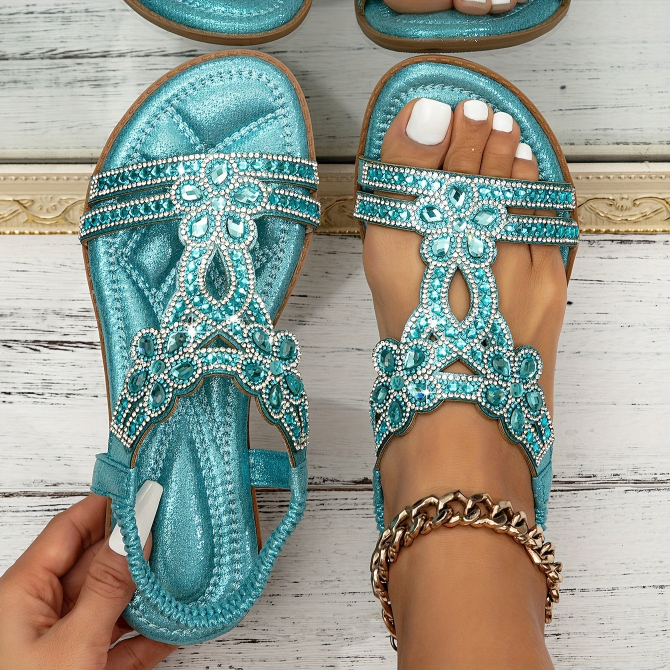 Boho Orthopedic Strappy Flat Sandal