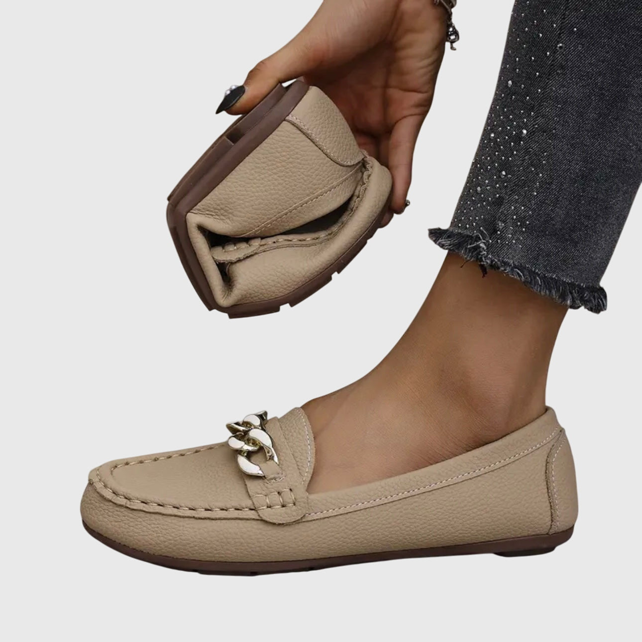 Melissa Orthopedic Leather Slip-On Loafer