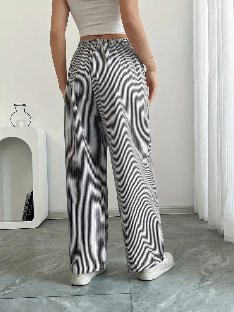 Linda Striped Straight Leg Pants