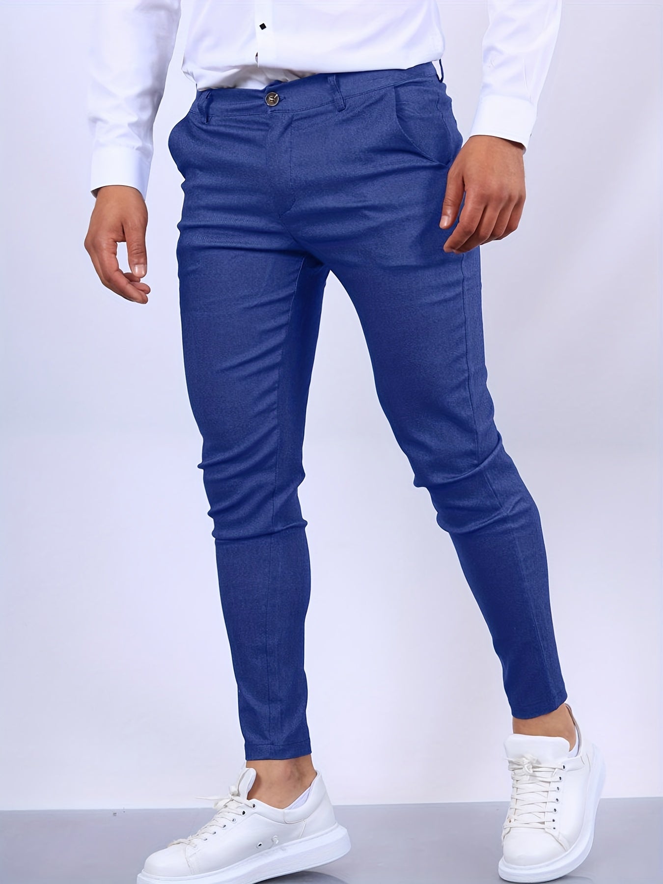 Slim Fit Stretch Chino Trousers