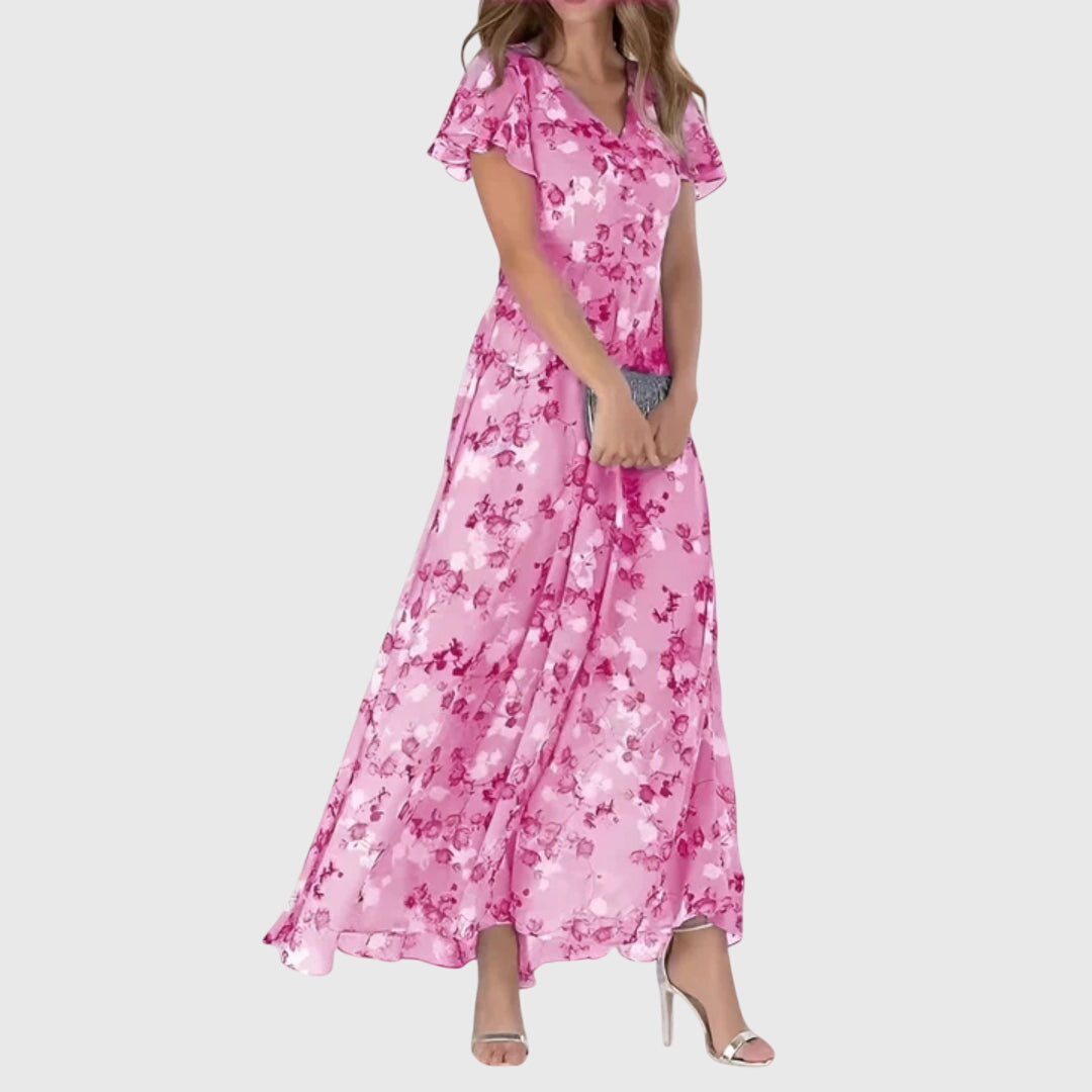 Figure Flattering Casual Midi Dress