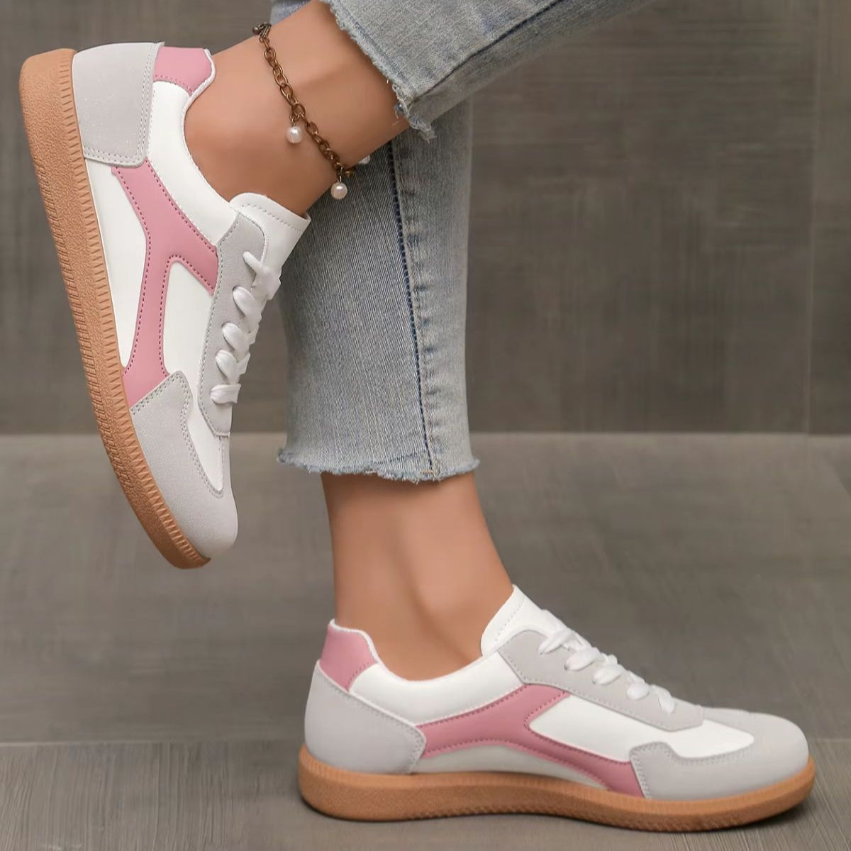 Livia Low-Profile Leather Sneakers
