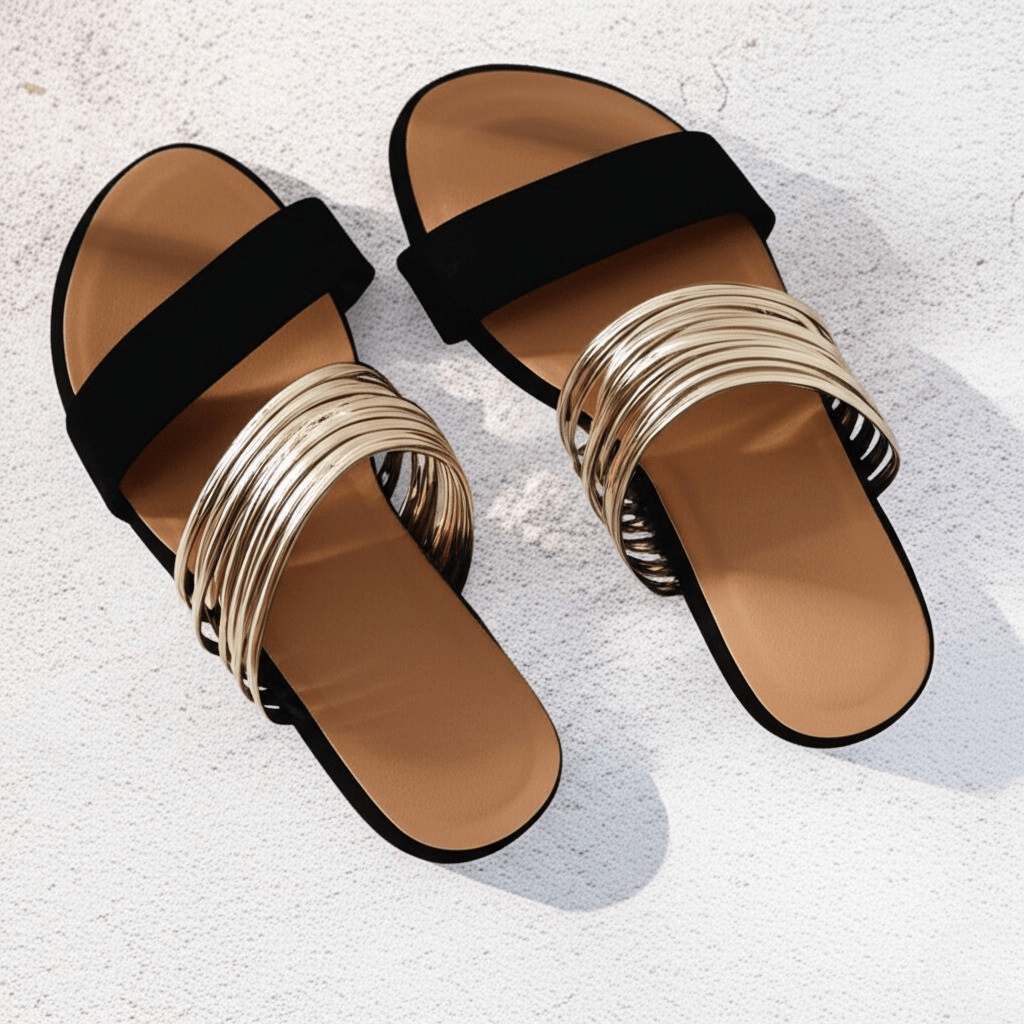 Alma Orthopedic Sandal with Plush Cushioning and Suede Finish