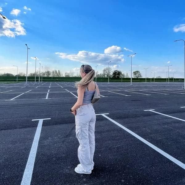 Sienna DeLuca Multi-Pocket Cargo Jeans