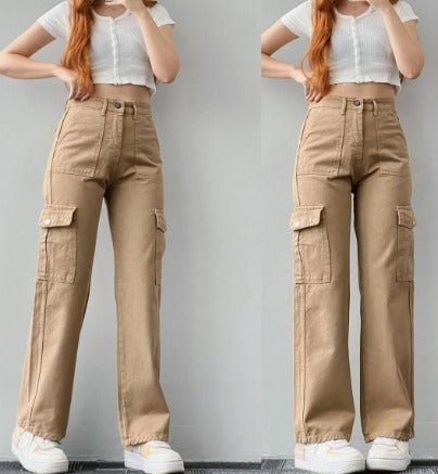 Sienna DeLuca Multi-Pocket Cargo Jeans