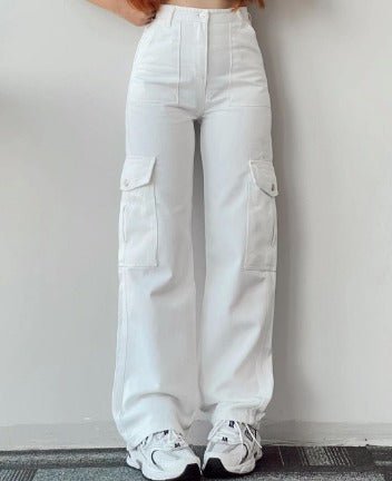 Sienna DeLuca Multi-Pocket Cargo Jeans
