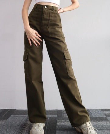 Sienna DeLuca Multi-Pocket Cargo Jeans