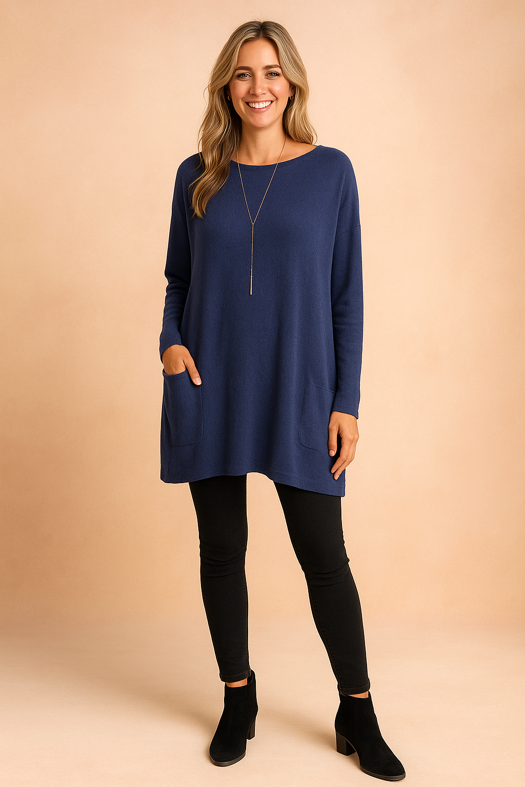 Adele Oversized Pocket Sweater