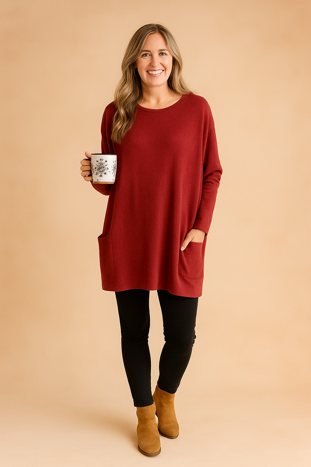 Adele Oversized Pocket Sweater