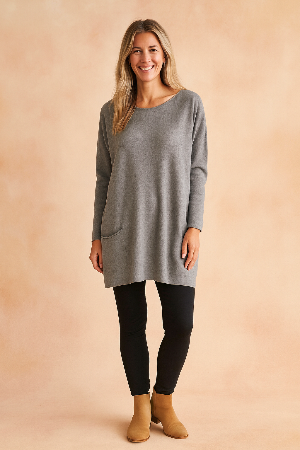 Adele Oversized Pocket Sweater