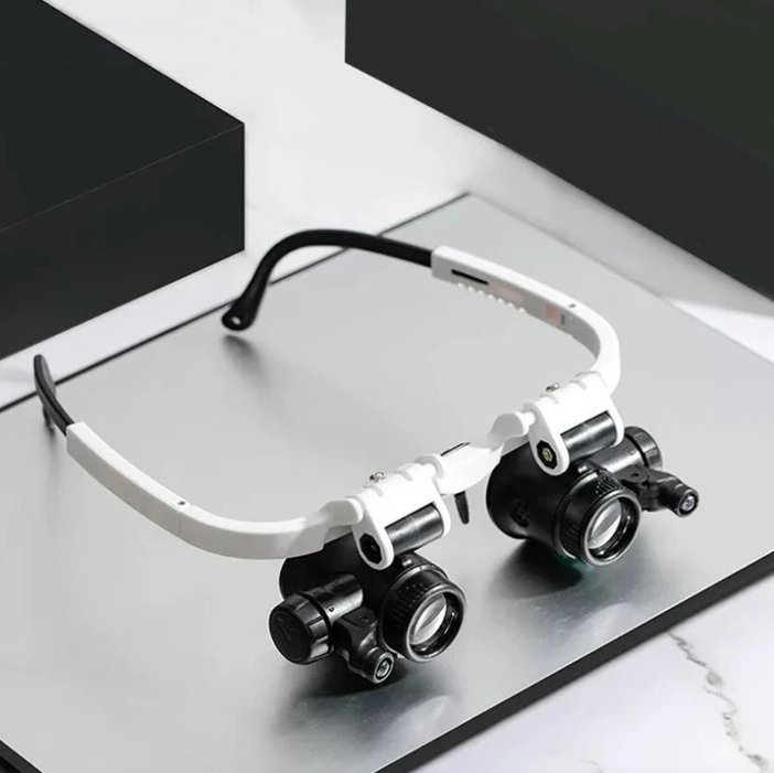 Adjustable LED Magnifying Glasses