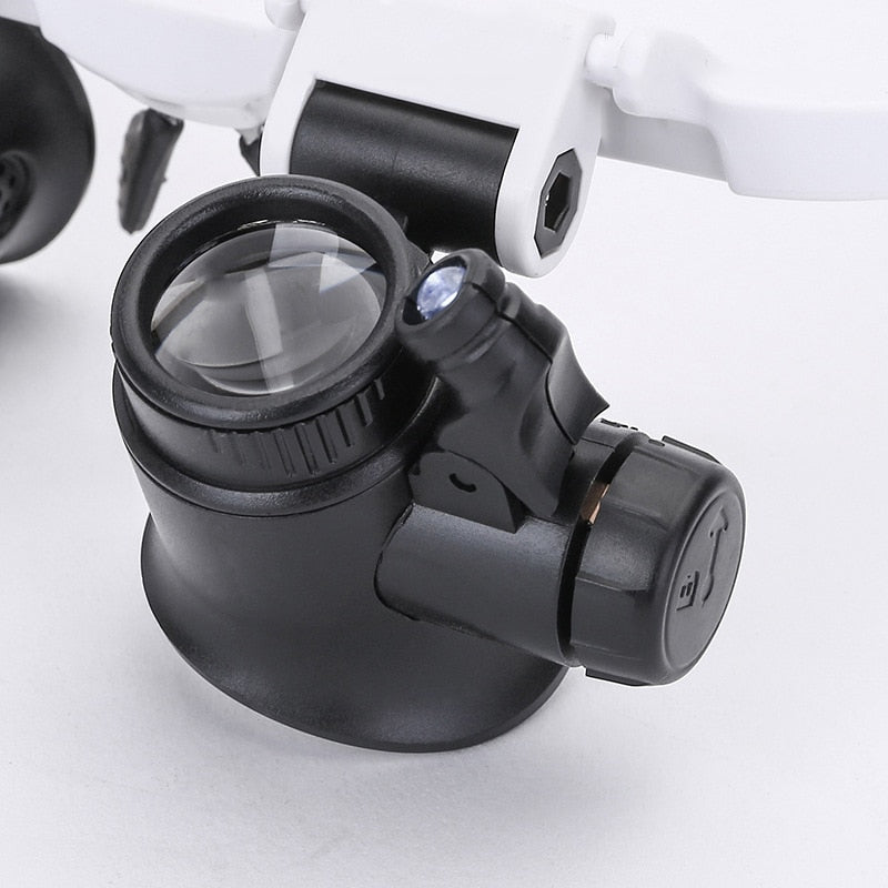 Adjustable LED Magnifying Glasses