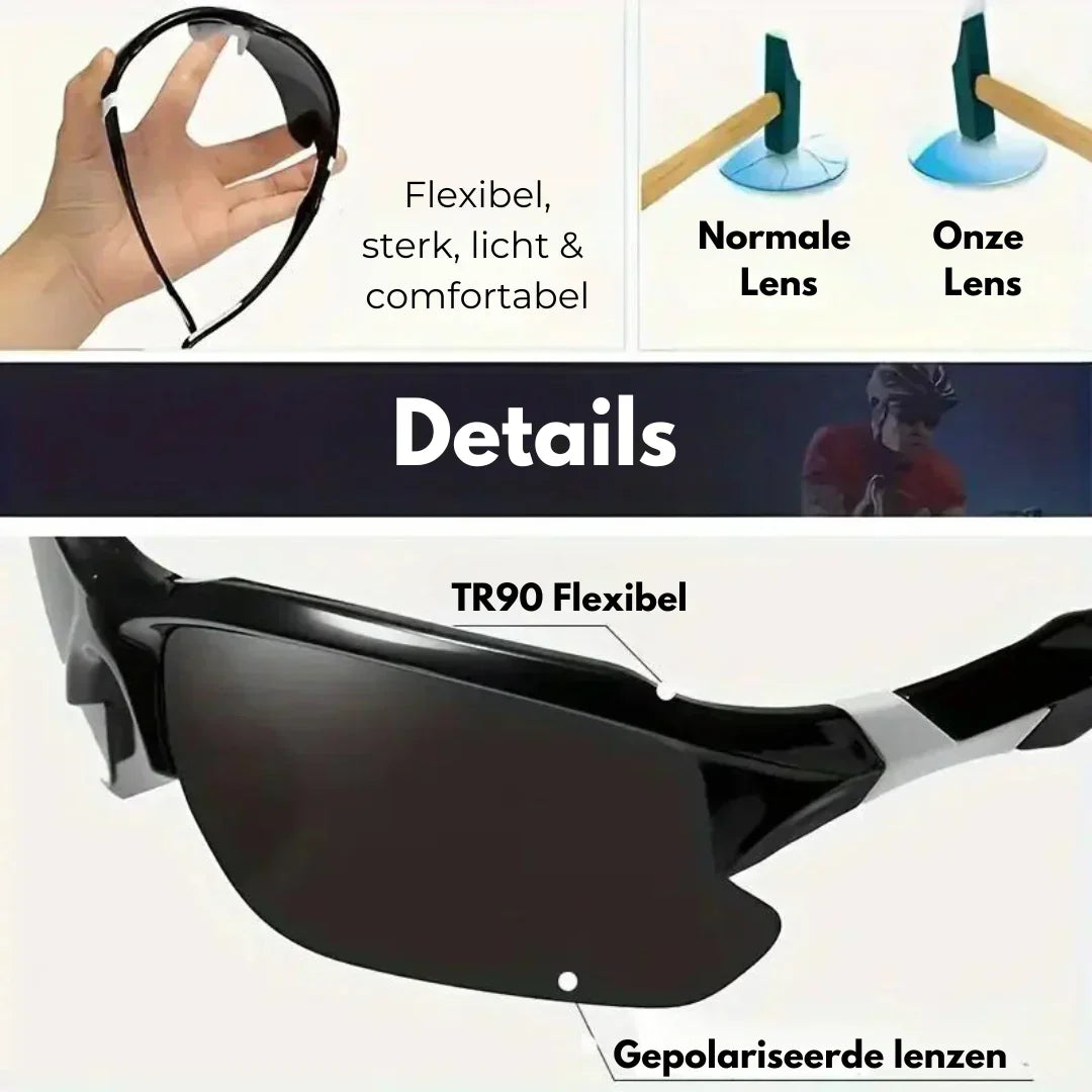 Polarized Sports Sunglasses for Active Performance
