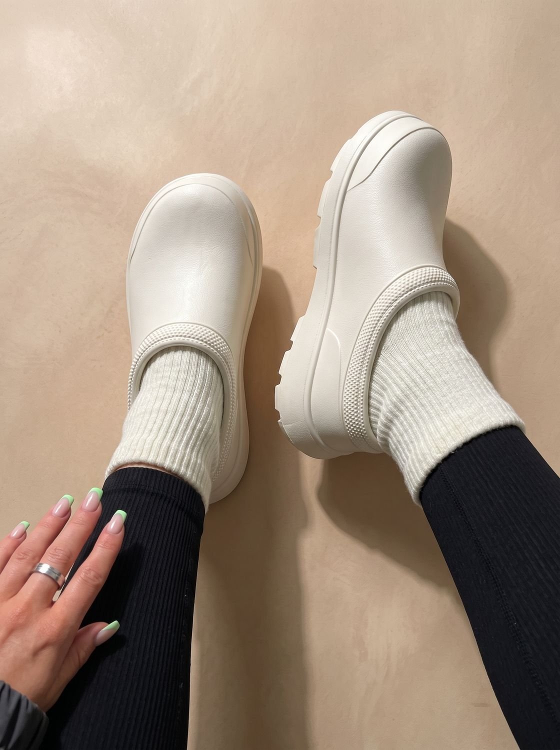 Knit Sock-Fit Slip-On Platform Sneakers