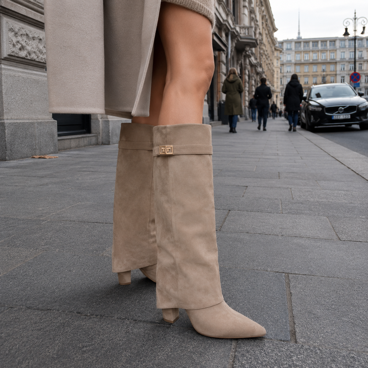 Limited Edition Knee-High Suede Boots