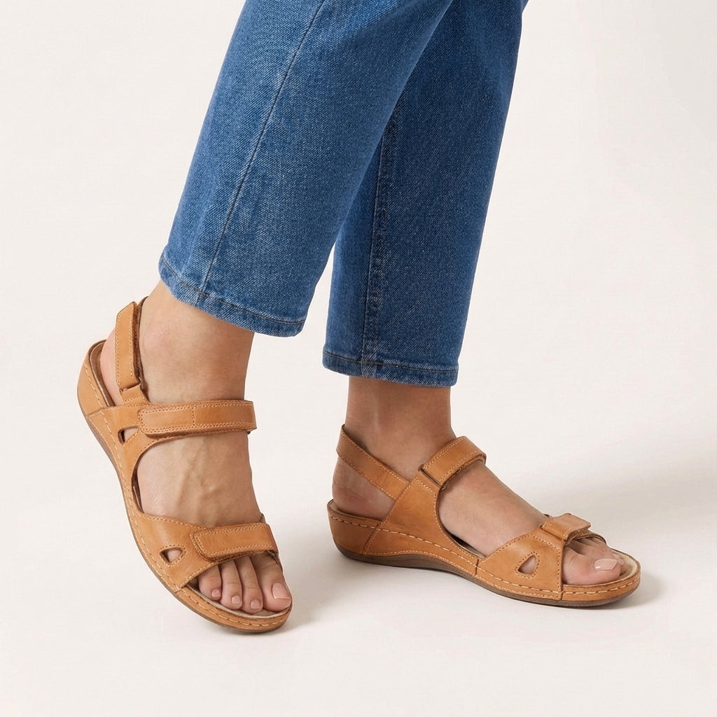 Adjustable Strap Comfort Flat Sandals for Summer