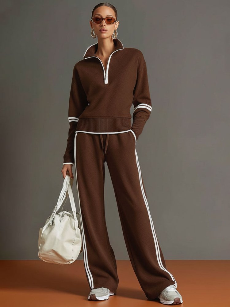 Serena Coordinated Wide-Leg Lounge Set