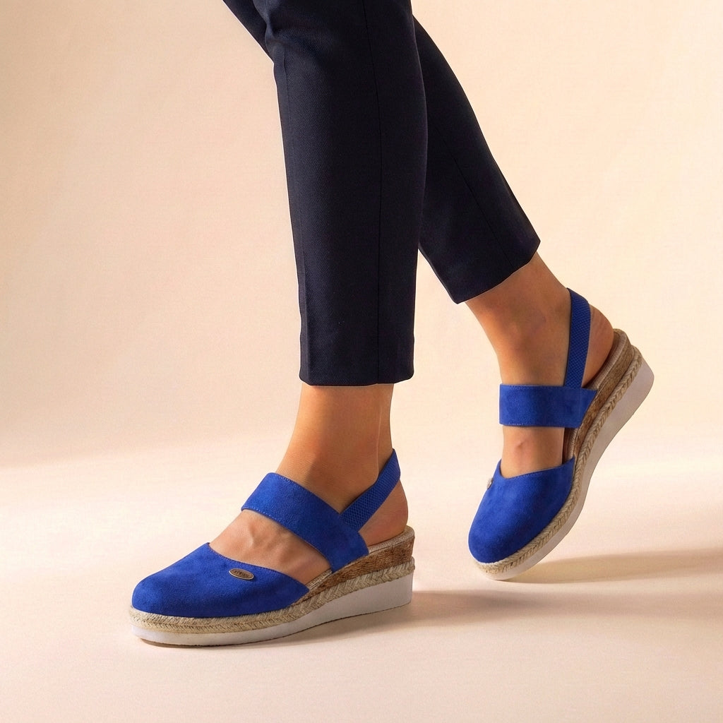 Comfort Fit Platform Espadrille Sandals
