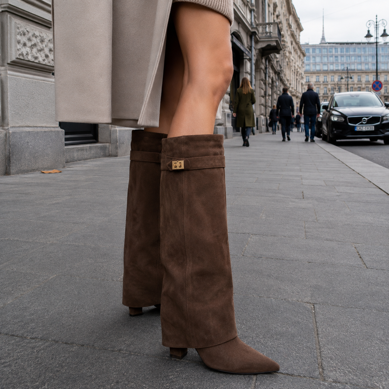 Limited Edition Knee-High Suede Boots