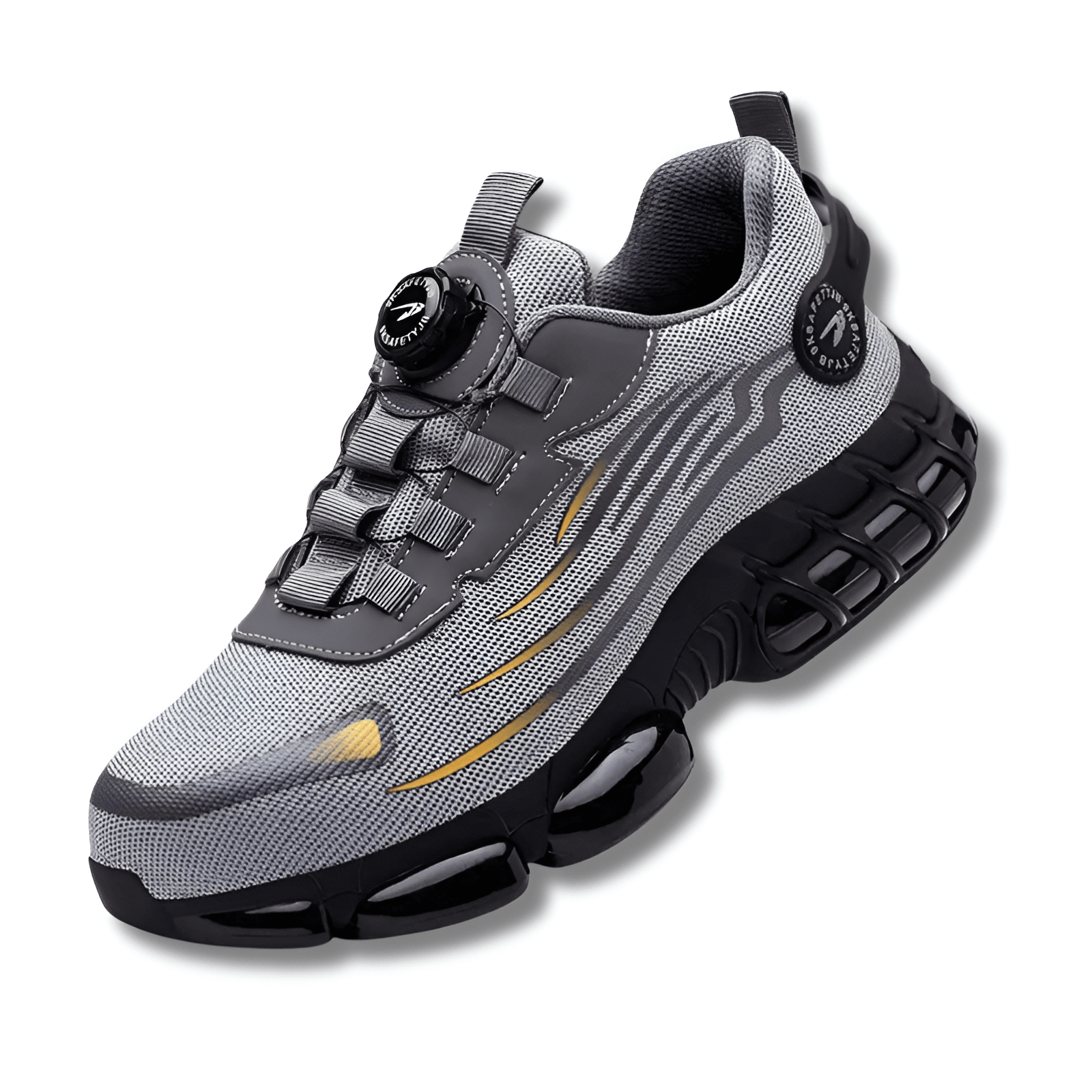 Steel Toe Safety Sneakers With Twist Lock Closure
