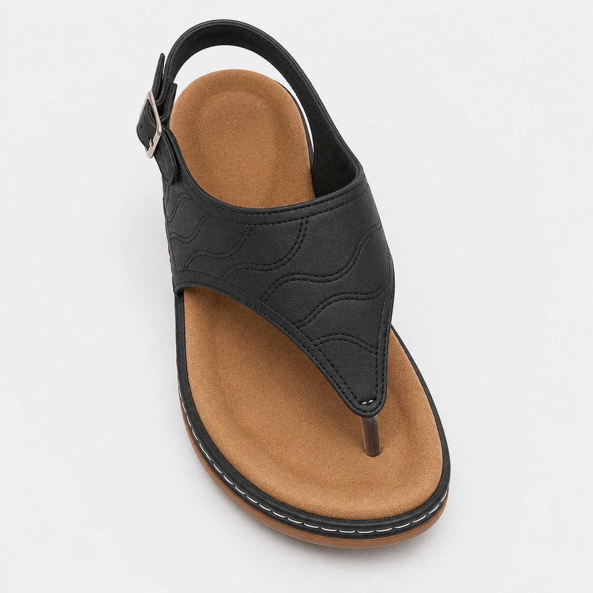 Wedge Sole Ankle Strap Sandals
