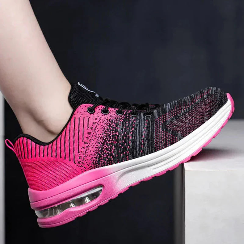 Unisex Air Cushion Steel Toe Safety Sneakers
