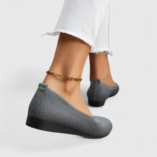 Ergonomic Slip-On Shoes with Natural Stride Support