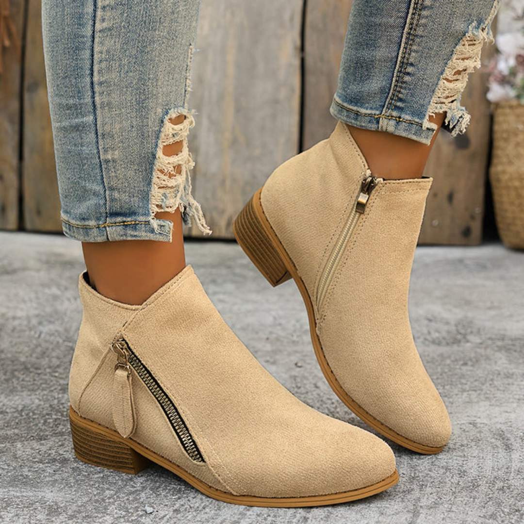 Joanna Zipper Closure Orthopedic Comfort Shoes