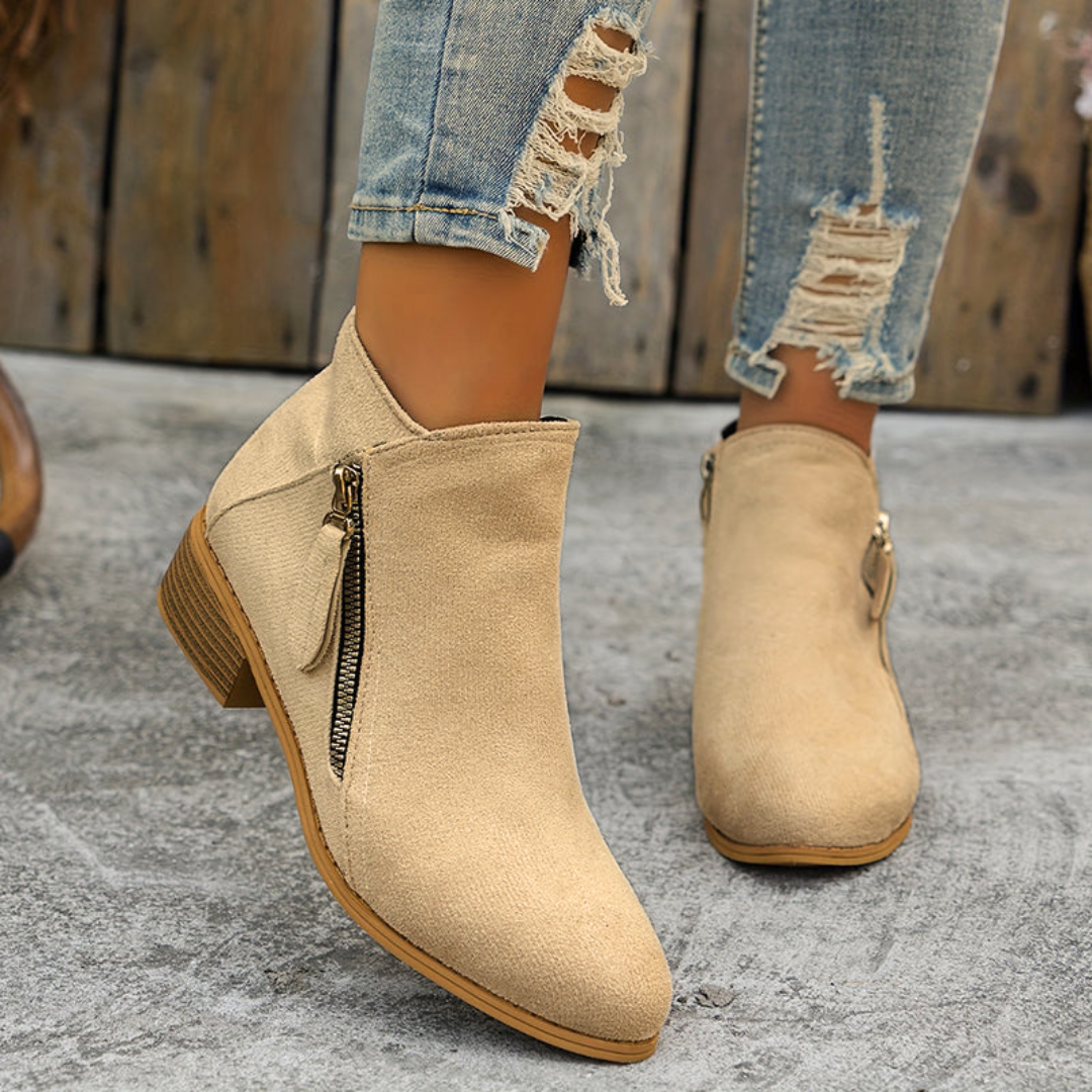 Joanna Zipper Closure Orthopedic Comfort Shoes