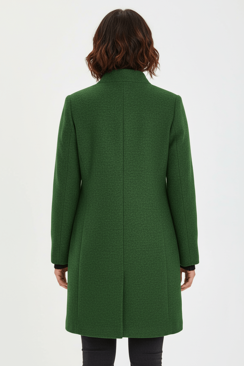 Charlotte Davies Wool-Blend Tailored Overcoat