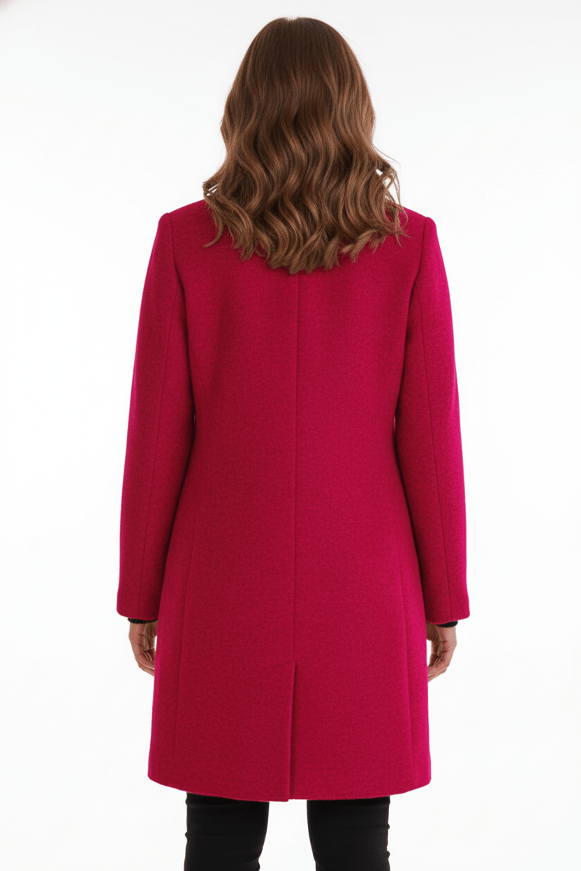 Charlotte Davies Wool-Blend Tailored Overcoat