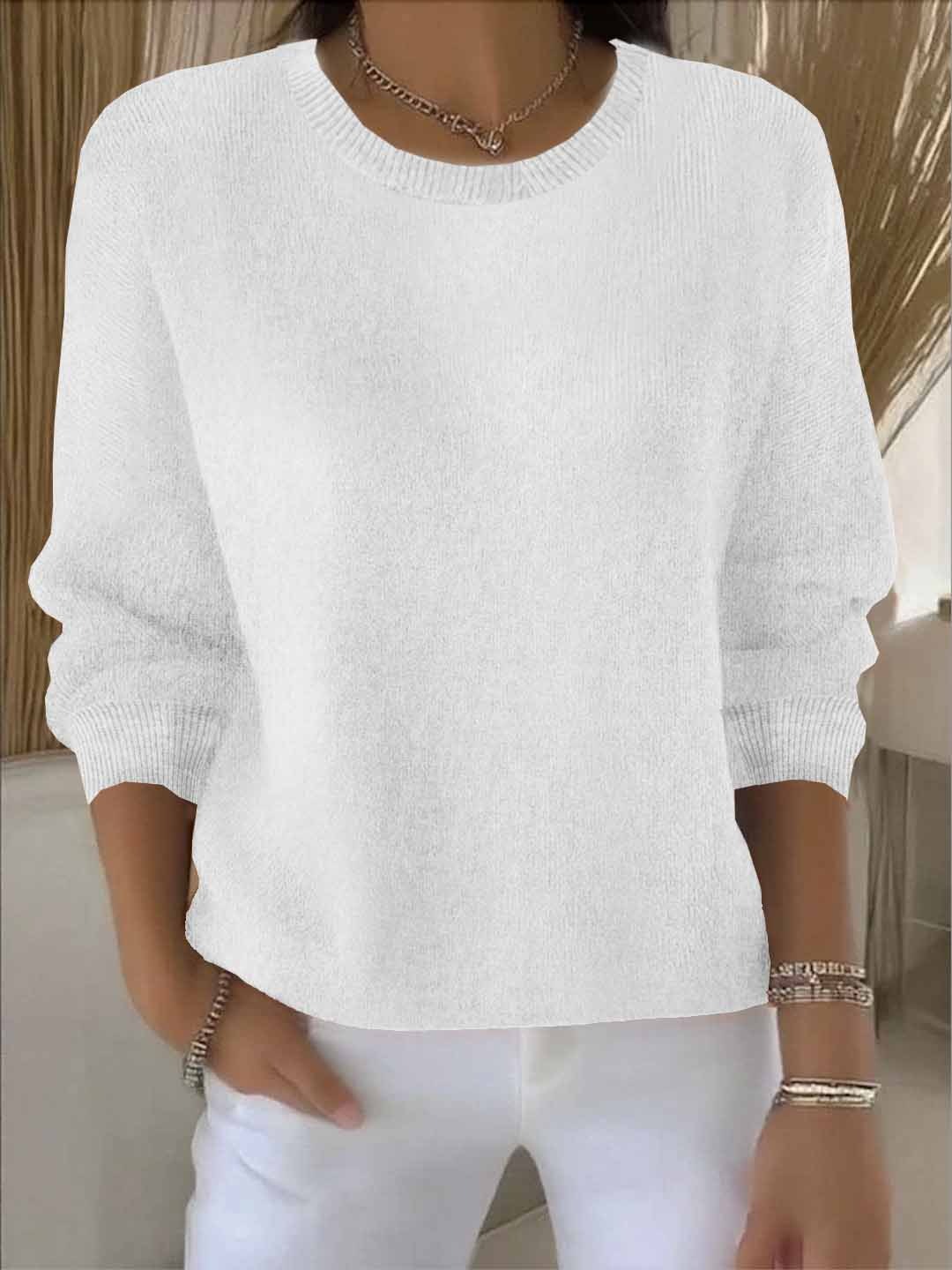 Relaxed Fit Everyday Knit Sweater