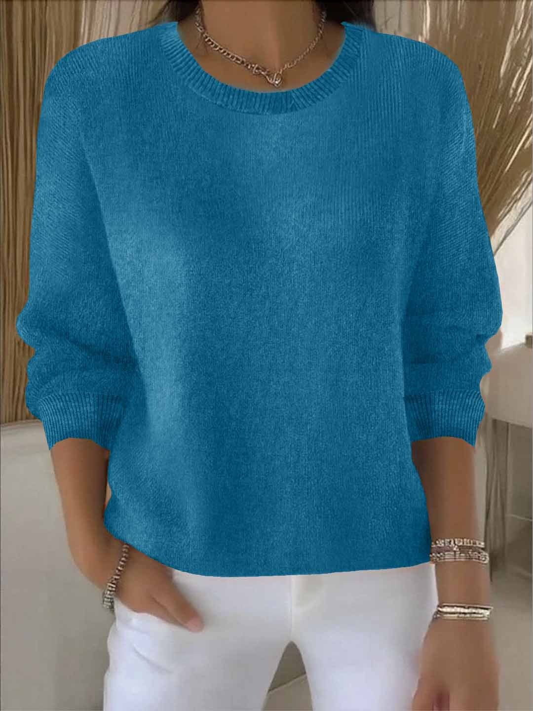 Relaxed Fit Everyday Knit Sweater