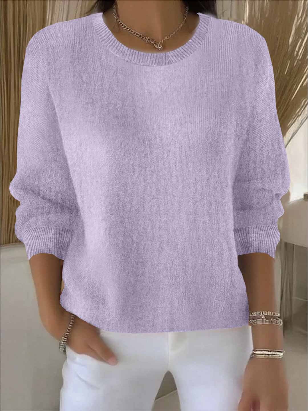 Relaxed Fit Everyday Knit Sweater