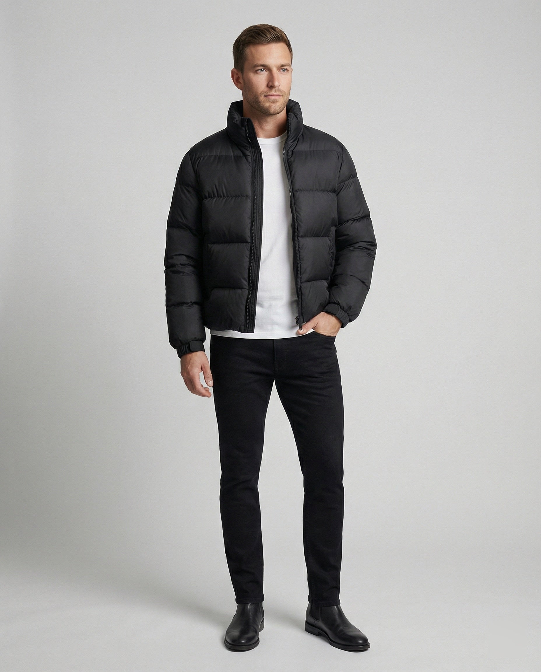 Men's Hooded Puffer Jacket