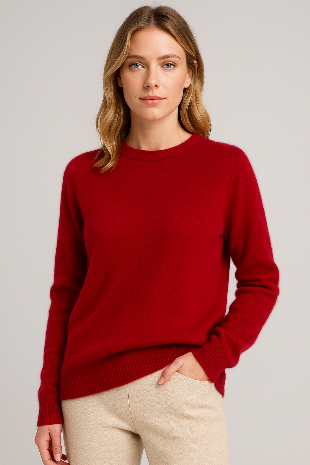 Freya Harper Classic Crewneck Knit Sweater