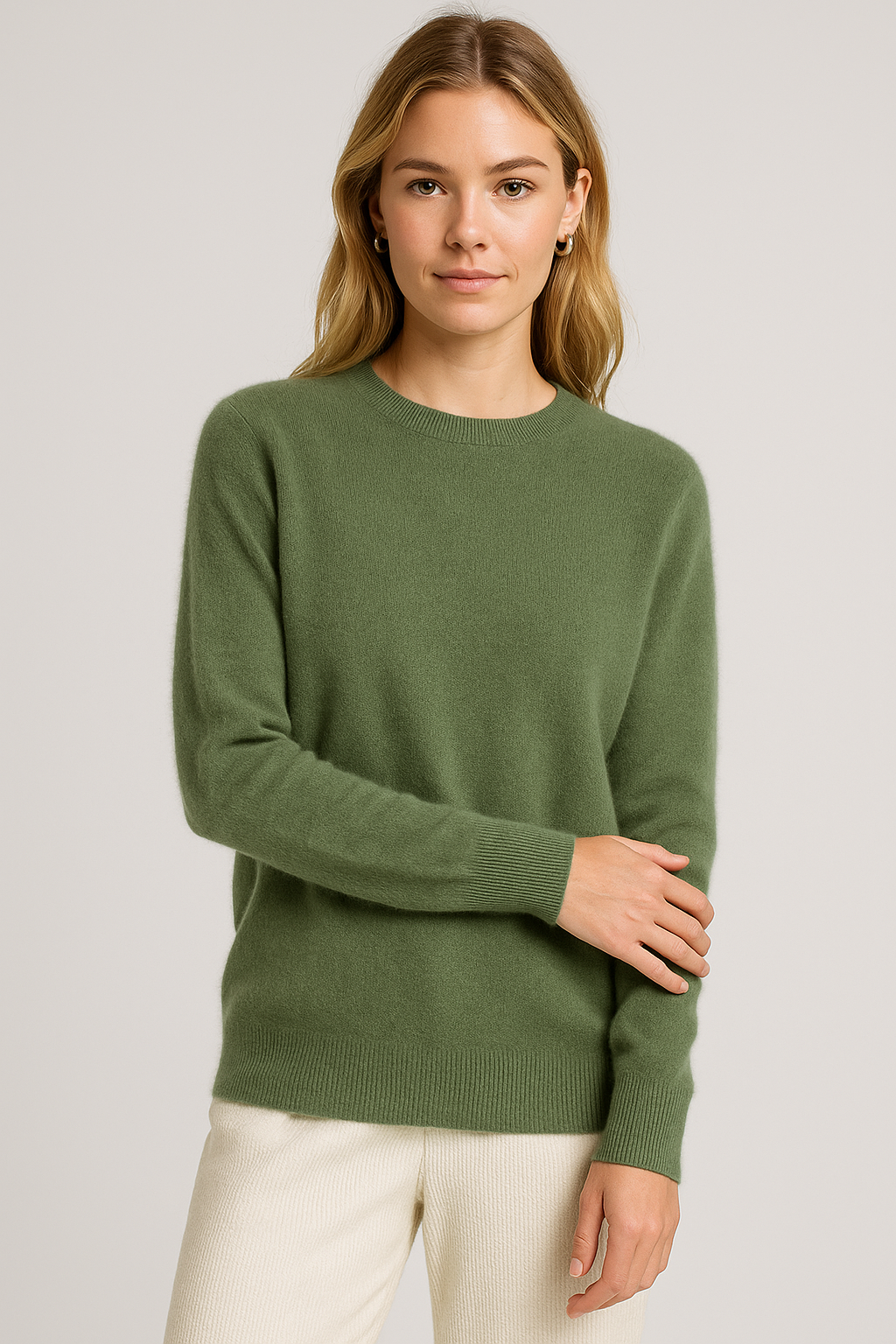 Freya Harper Classic Crewneck Knit Sweater