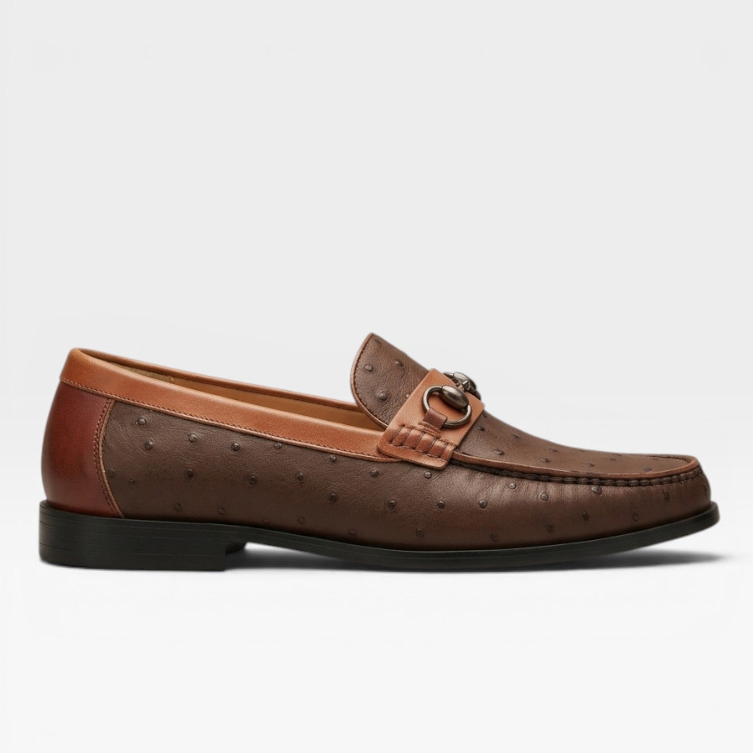 Genuine Leather Bit Loafers For Men