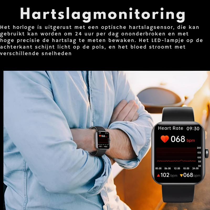 Smart Fitness Watch with Activity and Health Tracking