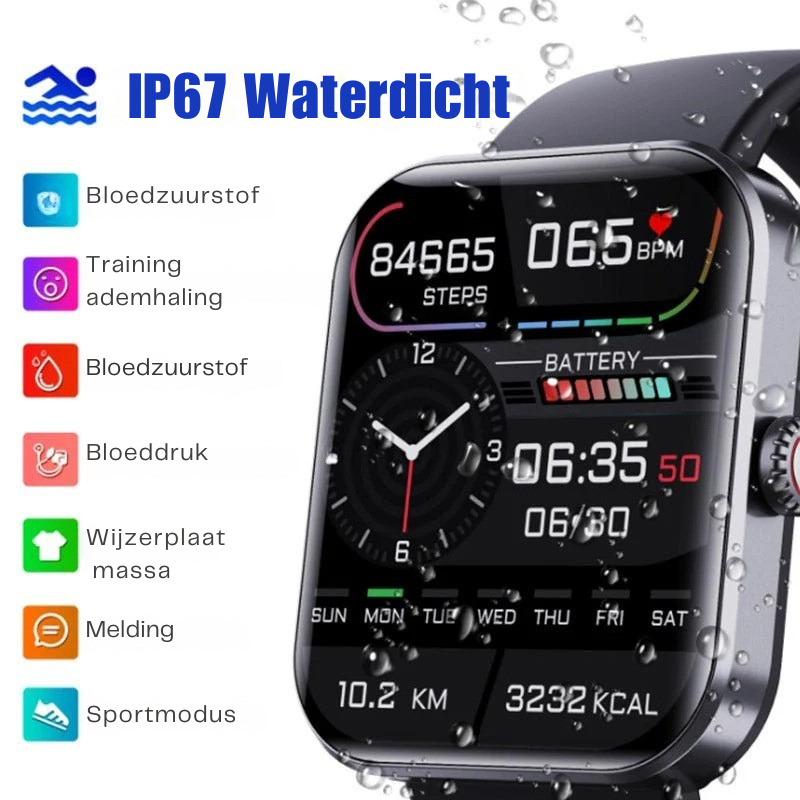 Smart Fitness Watch with Activity and Health Tracking